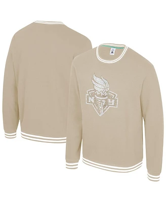 Stadium Essentials Men's and Women's Tan New York Liberty Club Level Chenille Pullover Sweatshirt