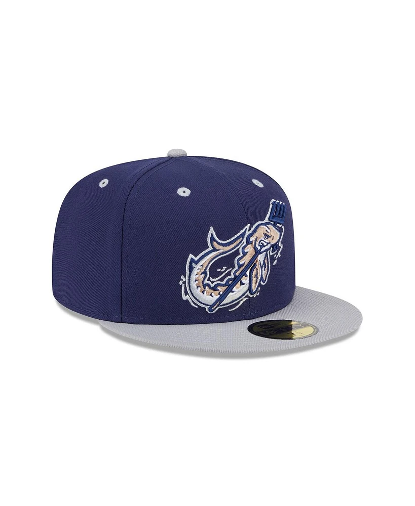 New Era Men's Navy Wisconsin Timber Rattlers Theme Nights 59FIFTY Fitted Hat
