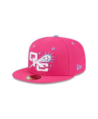 New Era Men's Pink Oklahoma City Baseball Club Theme Nights 59FIFTY Fitted Hat