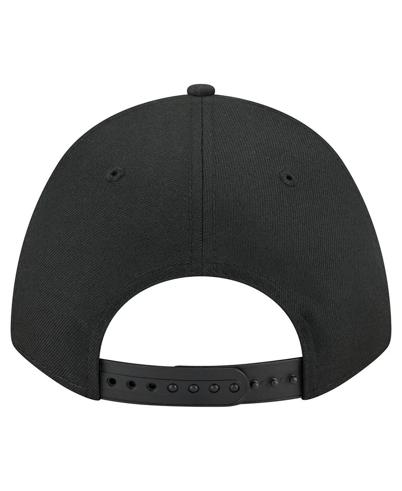 New Era Men's Black Kansas City Chiefs Team Collection 9FORTY M-crown A-Frame Adjustable Hat