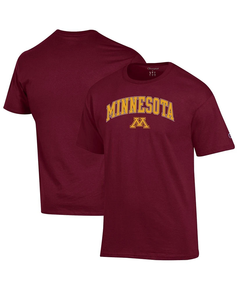 Champion Men's Maroon Minnesota Golden Gophers Arch Over Logo T-Shirt