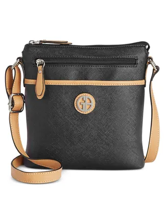 Giani Bernini Saffiano North South Crossbody, Exclusively at Macy's