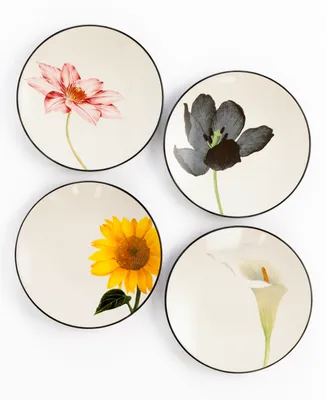 Noritake Colorwave Floral Appetizer Plates, Set of 4