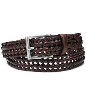 Fossil Myles Braid Leather Belt