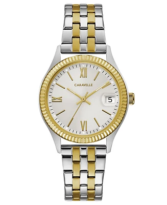 Caravelle Designed by Bulova Women's Two-Tone Stainless Steel Bracelet Watch 32mm