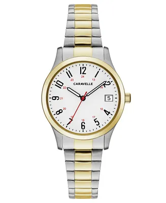 Caravelle Designed by Bulova Women's Two-Tone Stainless Steel Bracelet Watch 30mm