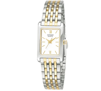 Citizen Women's Two Tone Stainless Steel Bracelet Watch 18mm EJ5854-56A