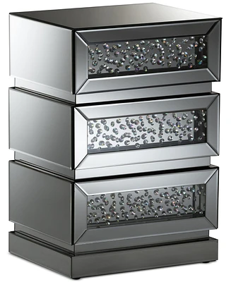 Sabrina Mirrored Nightstand