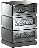 Sabrina Mirrored Nightstand