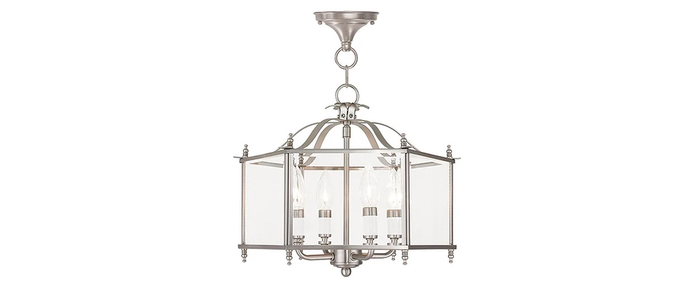 Livex Livingston 4-Light Semi Flush