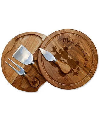 Disney Mickey & Minnie Mouse - 'Acacia Brie' Cheese Board & Tools Set