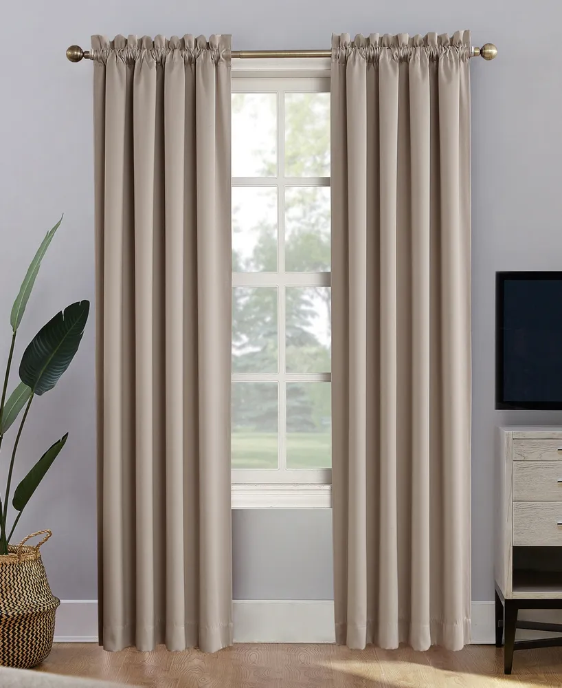 Oslo Theater Grade Extreme 100% Blackout Rod Pocket Curtain Panel