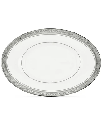 Noritake Crestwood Platinum Butter/Relish Tray