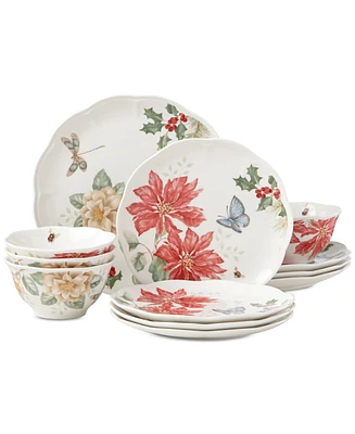 Lenox Butterfly Meadow Holiday 12 Pc. Dinnerware Set, Service for 4