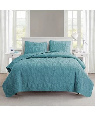 Vcny Home Shore Embossed Quilt Sets
