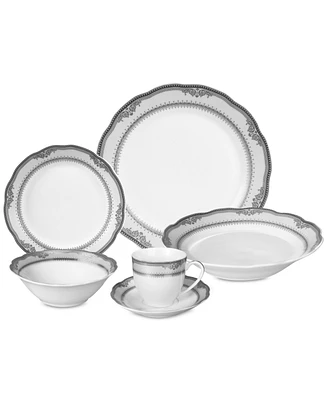 Lorren Home Trends Victoria 24-Pc. Dinnerware Set, Service for 4