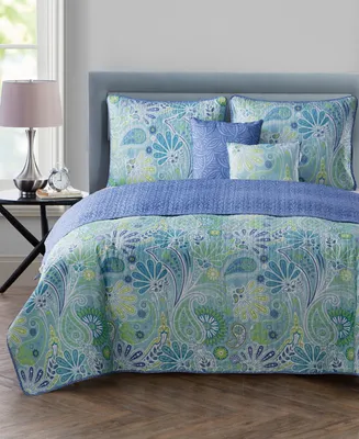 Vcny Home Harmony Reversible 5-Pc. Quilt Set