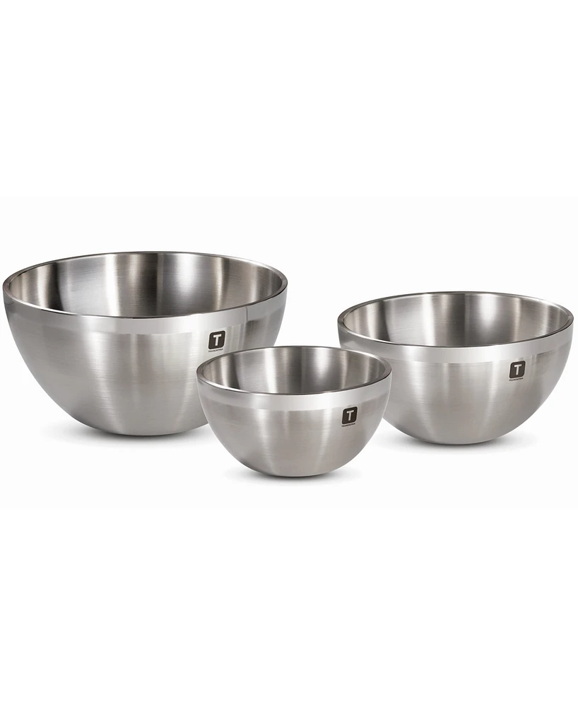 Tramontina Gourmet Double-Wall 3 Pc Mixing Bowls