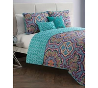 Vcny Home Yara Reversible 5-Pc. Quilt Set