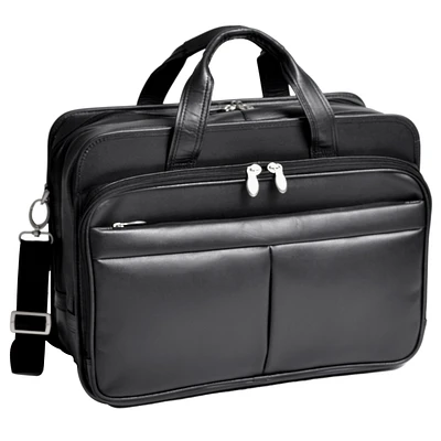 Mcklein Walton 17" Laptop Briefcase with Removable Sleeve