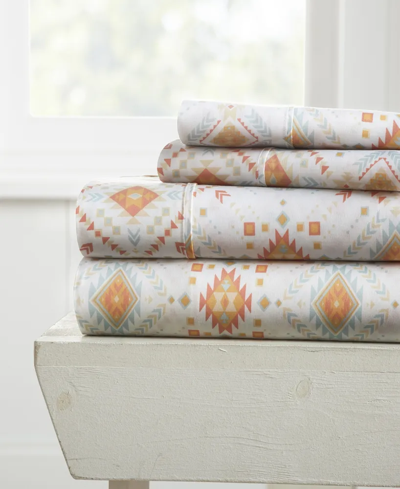ienjoy Home The Boho & Beyond Premium Ultra Soft Pattern -Pc. Sheet Set