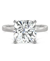 Moissanite Cushion Solitaire Ring (3-1/3 ct. tw.) 14k White, Yellow or Rose Gold