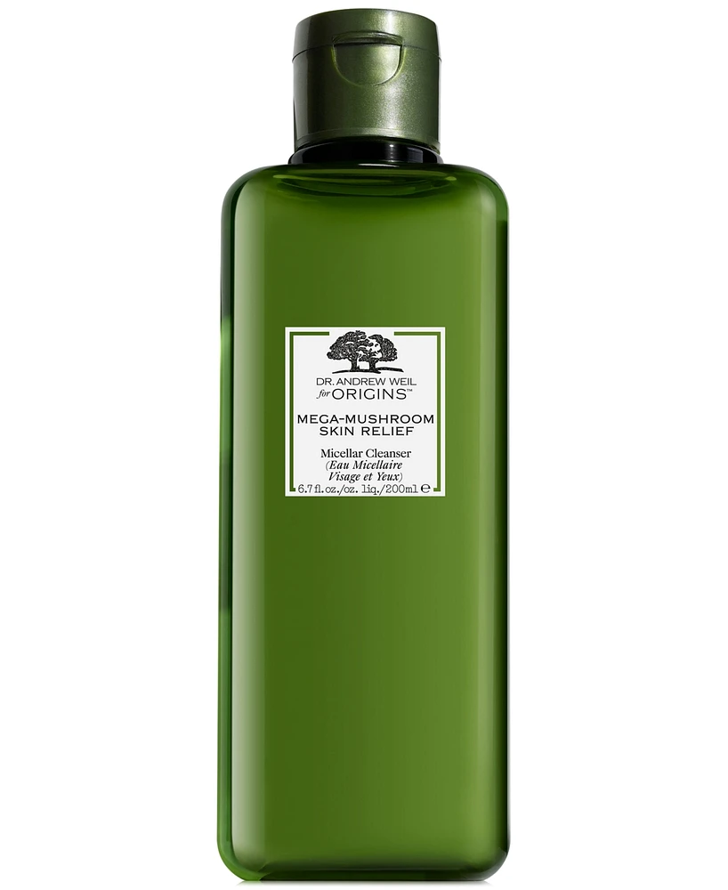 Origins Dr. Andrew Weil for Origins Mega-Mushroom Skin Relief Micellar Cleanser, 6.7 oz.