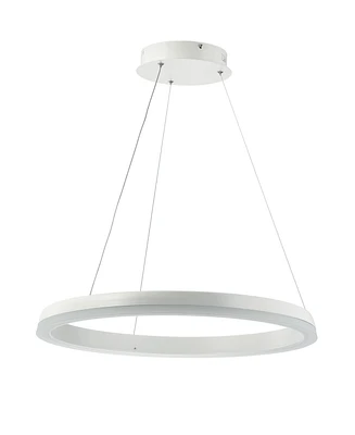 Jonathan Y Baxter Integrated Led Metal Hoop Pendant