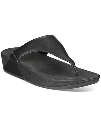 FitFlop Women's Lulu Leather Toe-Thongs Sandals