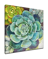 Ready2HangArt 'Botanical Bliss Ii' Floral Canvas Wall Art, 30x30"