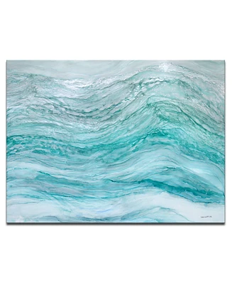 Ready2HangArt 'Neptune's Fury' Abstract Canvas Wall Art, 30x40"
