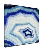 Ready2HangArt 'Ocean Stone Ii' Abstract Canvas Wall Art, 20x20"