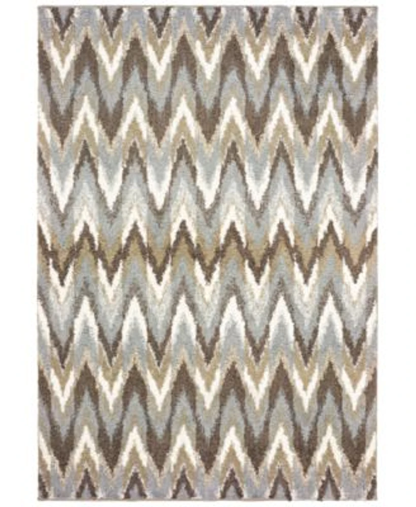 Oriental Weavers Verona Shag 4d Gray Taupe Rug
