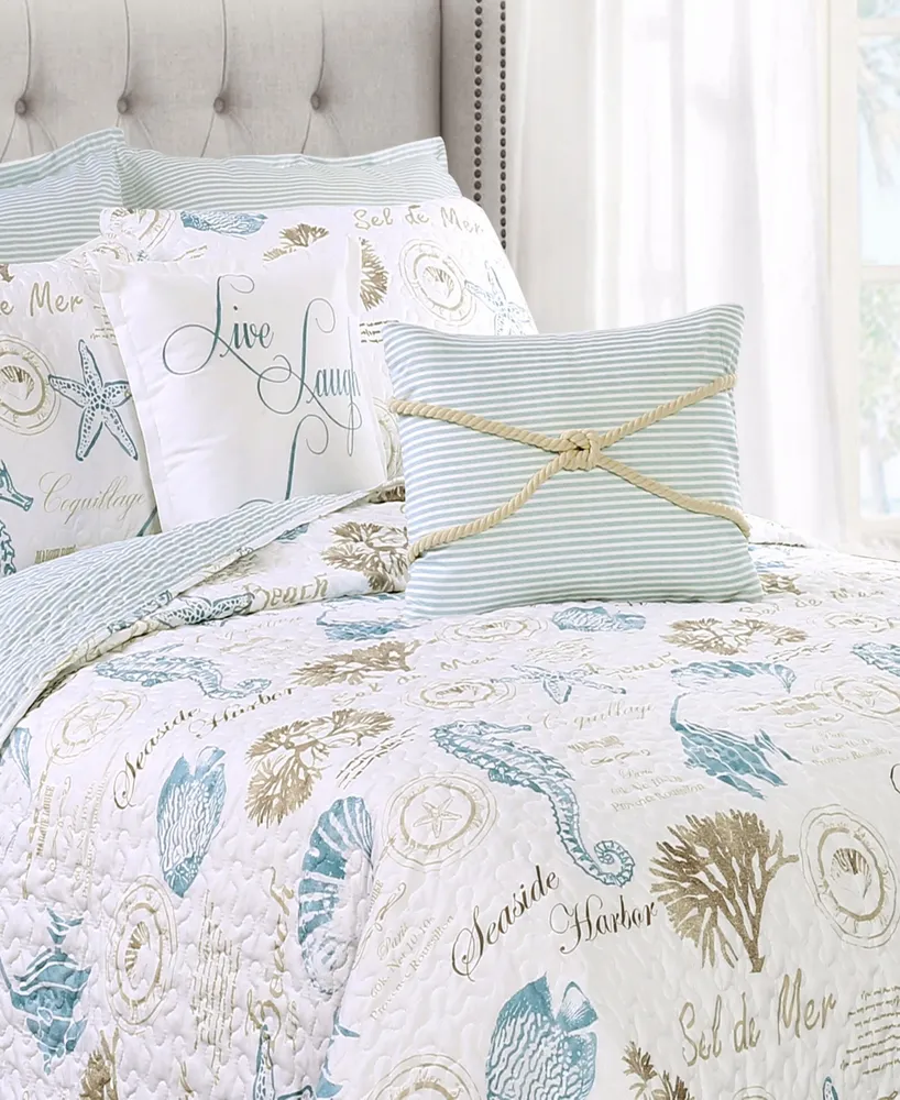 Lush Decor Harbor Life 7-Pc Set Quilt Set