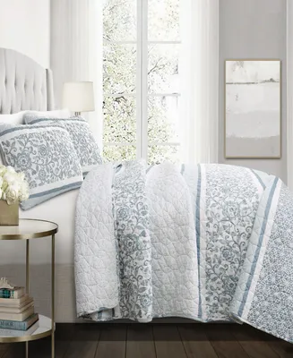Lush Decor Nisha 3-Pc Set Quilt Set, Full/Queen