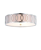 Jonathan Y Aubrey 3-Light Metal Led Flush Mount