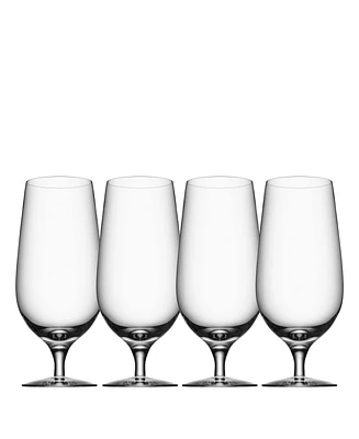 Orrefors Beer Lager Glasses, Set of 4