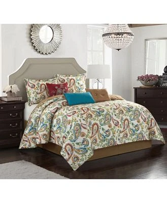 Stratford Park Autumn Paisley 7 Pc. Comforter Sets