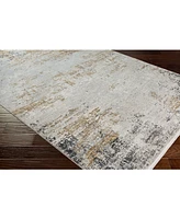 Surya Solar Sor-2302 Medium Gray 3' x 9'10" Runner Area Rug