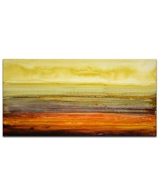 Ready2HangArt 'Amber Horizon' Canvas Wall Art