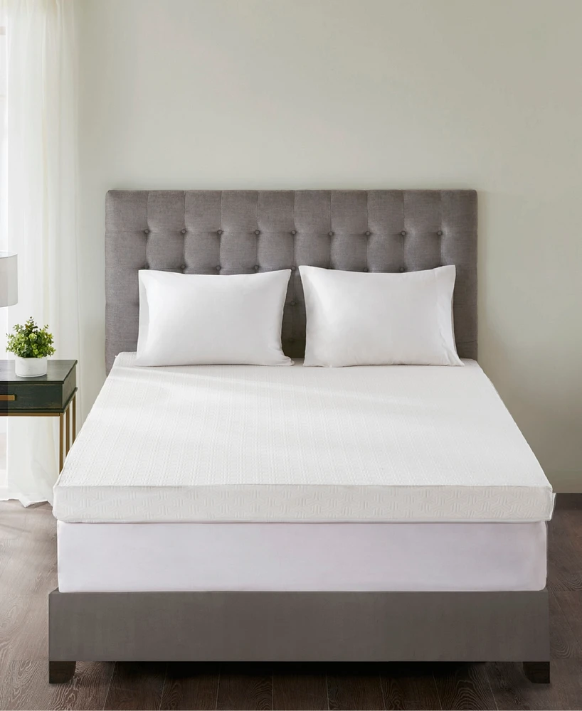 Madison Park 4" 3M-Moisture-Management Memory Foam Mattress Topper