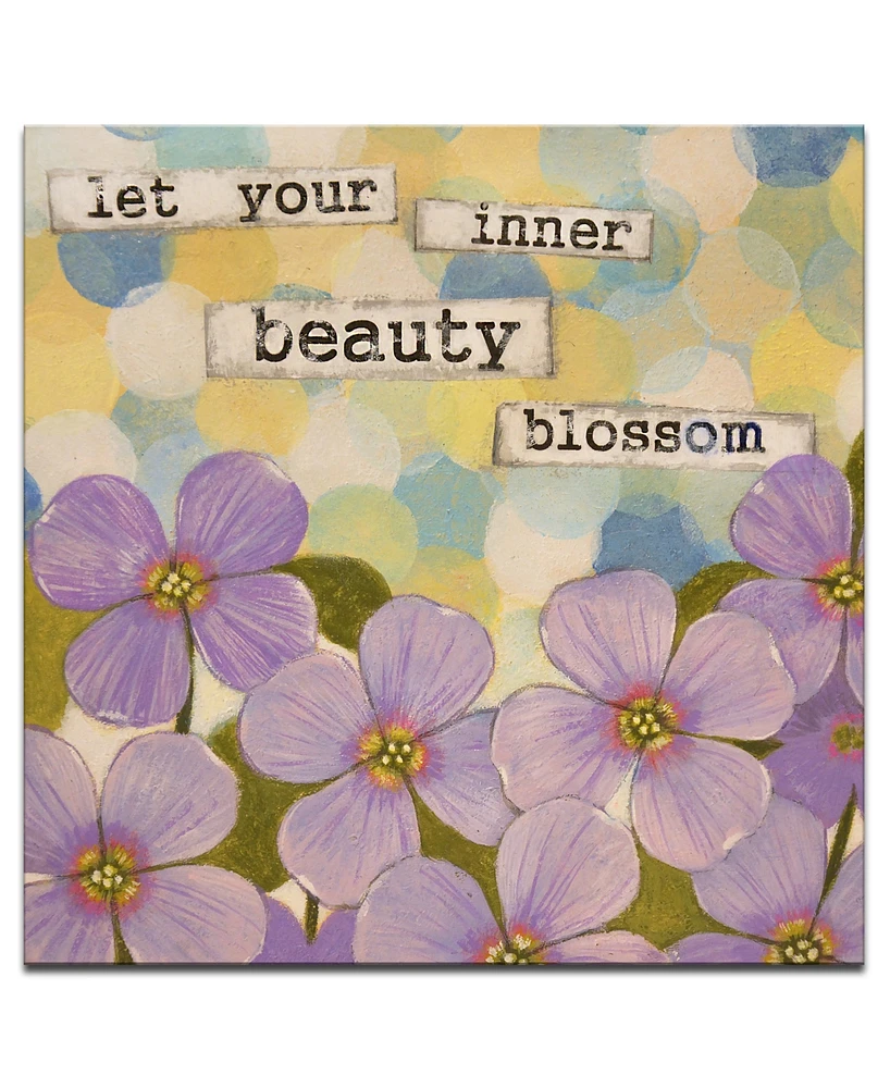 Ready2HangArt 'Confirmation I' Floral Canvas Wall Art - 20" x 20"