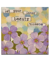 Ready2HangArt 'Confirmation I' Floral Canvas Wall Art - 20" x 20"