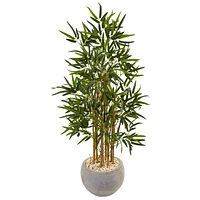 Nearly Natural 48" Faux Artificial Tree in Sand Colored Bowl