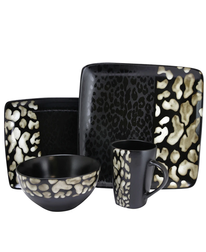 Elama Savannah 16 Pc. Dinnerware Set, Service for 4
