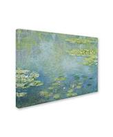 Monet 'Waterlilies' Canvas Art - 19" x 14" x 2"