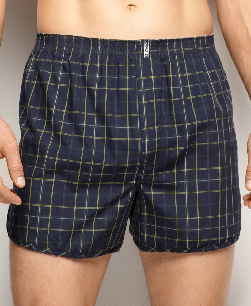 Jockey Men's Underwear, Classic Tapered Boxer 4 Pack