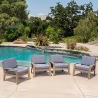 Grenada Outdoor Club Chair (Set of 4)