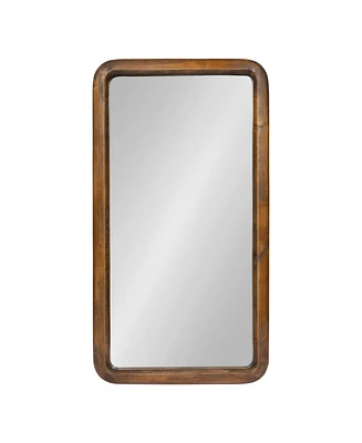 Kate and Laurel Pao Framed Wood Wall Mirror