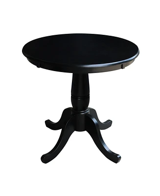 International Concepts 30" Round Top Pedestal Table- 28.9"H
